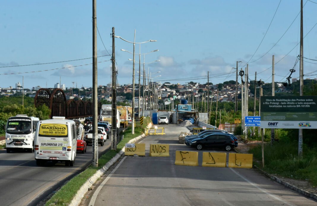 Requalificação em progresso: ponte de Igapó avança para 35% de conclusão