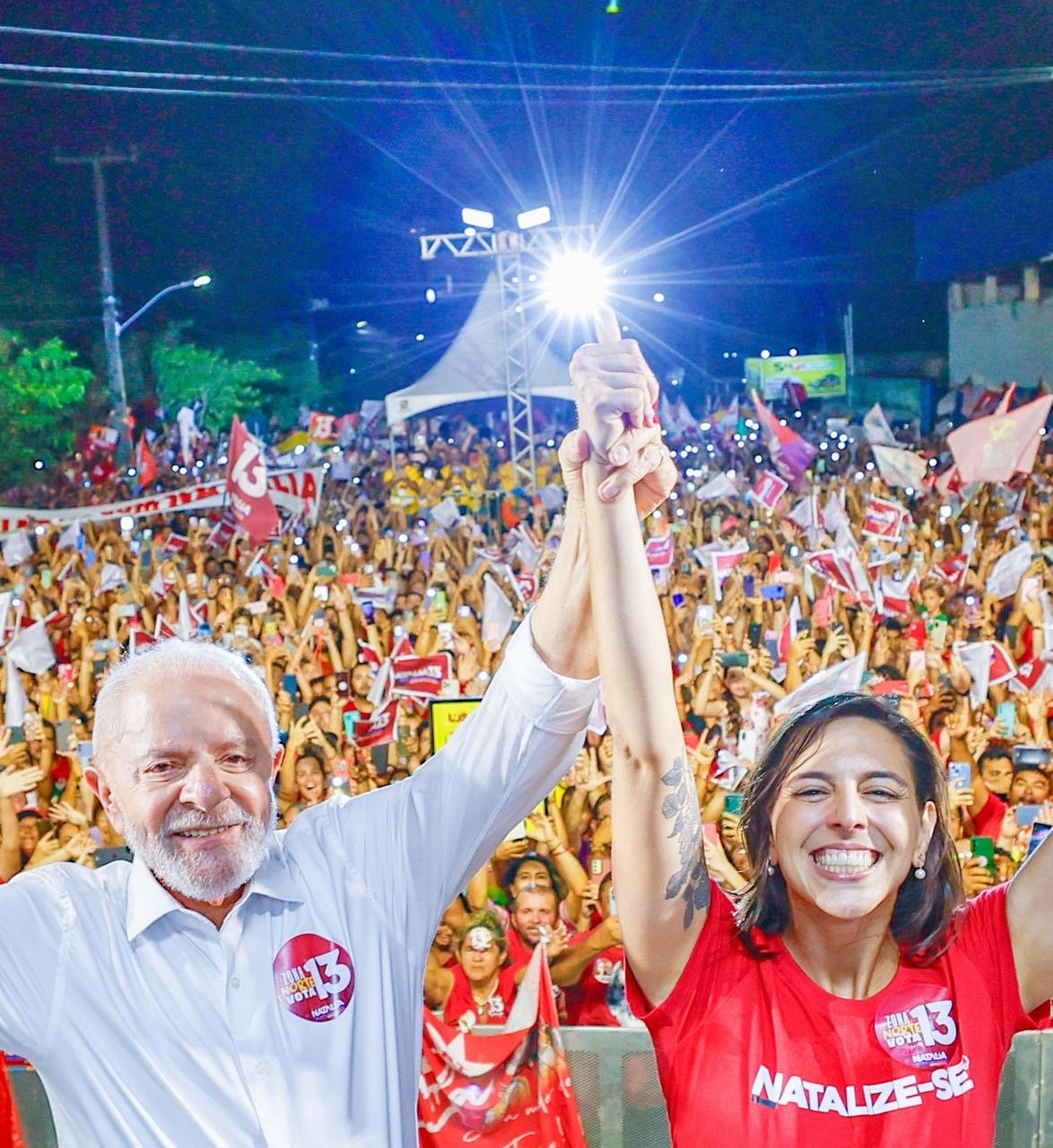 “As portas da presidência estarão escancaradas para você na prefeitura”, diz Lula em evento com Natália na Zona Norte