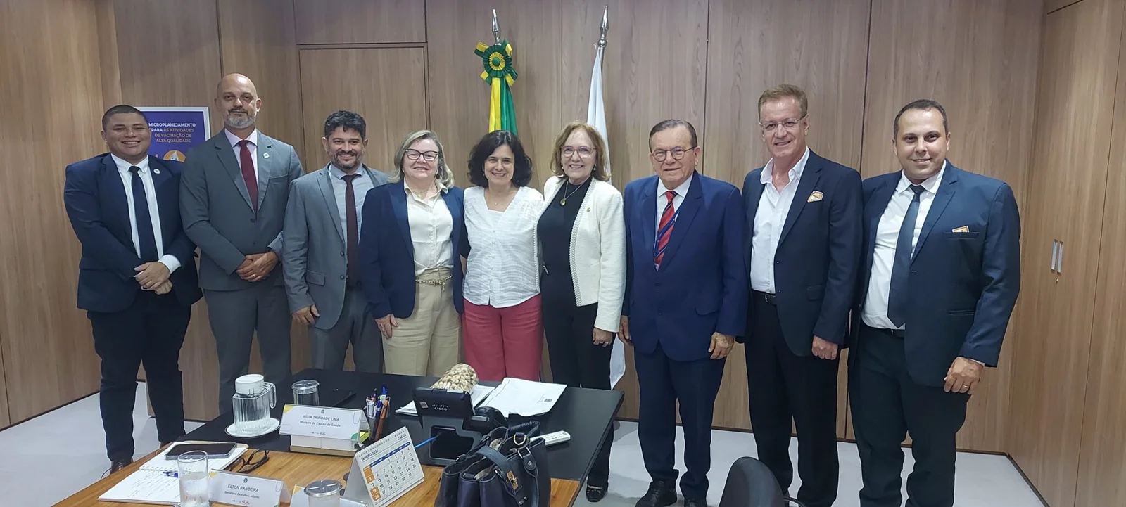 Prefeito de São Gonçalo do Amarante busca soluções para a saúde municipal em reunião com a ministra Nísia Trindade em Brasília