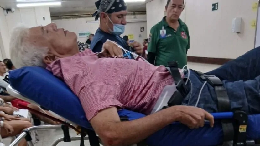 Ex-governador Fernando Freire é internado às pressas no Hospital Walfredo Gurgel após mal-estar