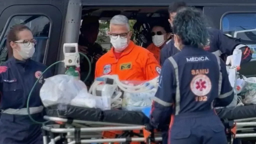 Bebê de 10 meses com doença hepática é transferida de Natal para o Rio Grande do Sul em operação aérea